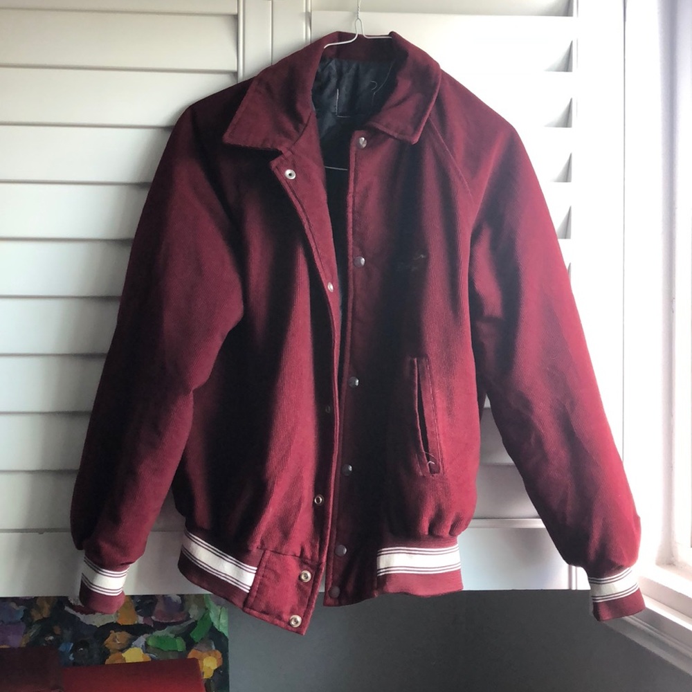 Vintage burgundy corduroy jacket - Picture 1 of 6